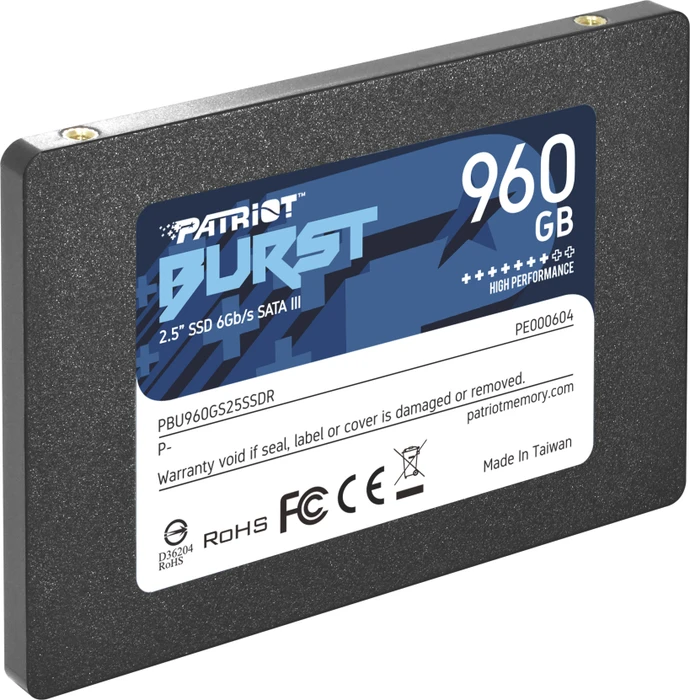 Patriot Burst 960GB, 2.5" / SATA 6Gb/s