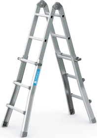 Zarges Z600 Alu 4-tlg. Teleskop-Mehrzweckleiter, 4x 3 Stufen