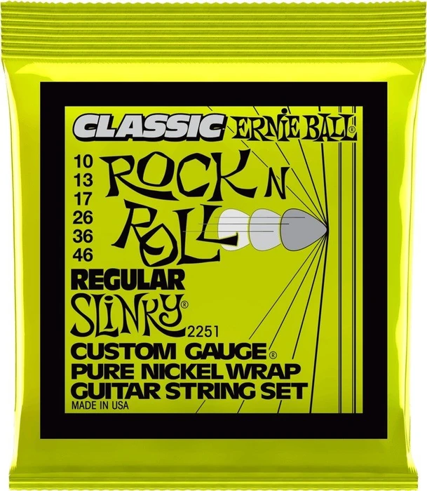 Ernie Ball Classic Rock n Roll Pure Nickel Wrap Regular Slinky
