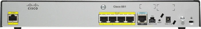Cisco 881W Security Router, 5x RJ-45