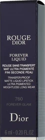 Christian Dior Rouge Dior Forever Liquid Lipstick N°760 forever glam, 6ml
