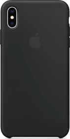 Apple Silikon Case für iPhone XS Max schwarz