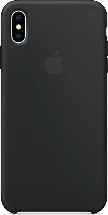Apple Silikon Case für iPhone XS Max schwarz