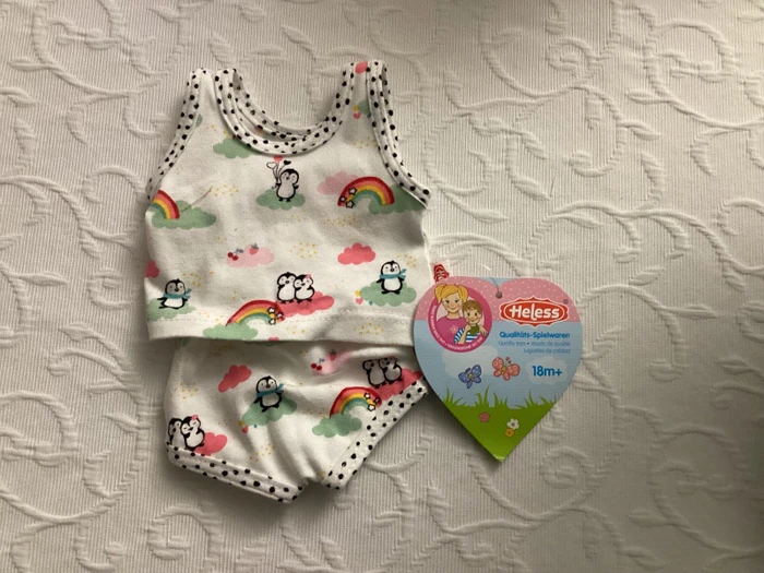 Heless Unterwäsche Pinguin Pünktchen 28-35cm