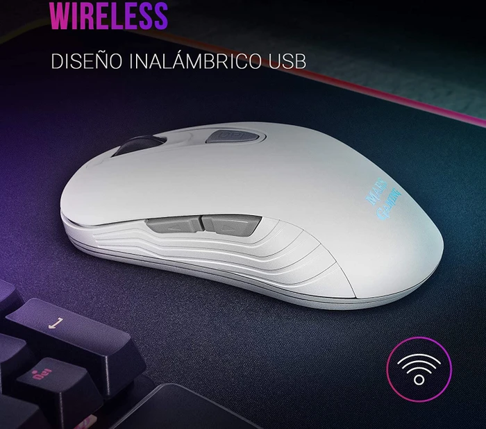 Mars Gaming MMW2W Wireless weiß, USB