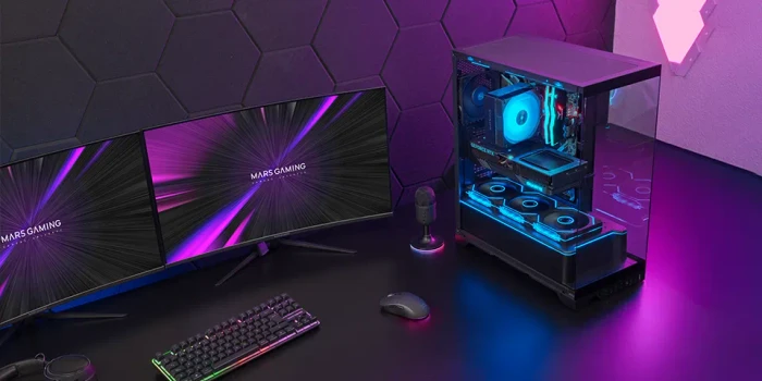 Mars Gaming MC-Prisma Black, Glasfenster