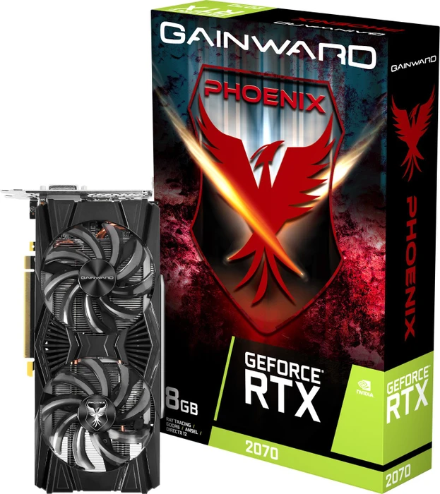 Gainward GeForce RTX 2070 Phoenix V1, 8GB GDDR6, DVI, HDMI, USB-C, 2x DP