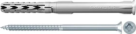 fischer SXR 10x180 T Schrauben/Dübel-Sortiment, 50 Stück