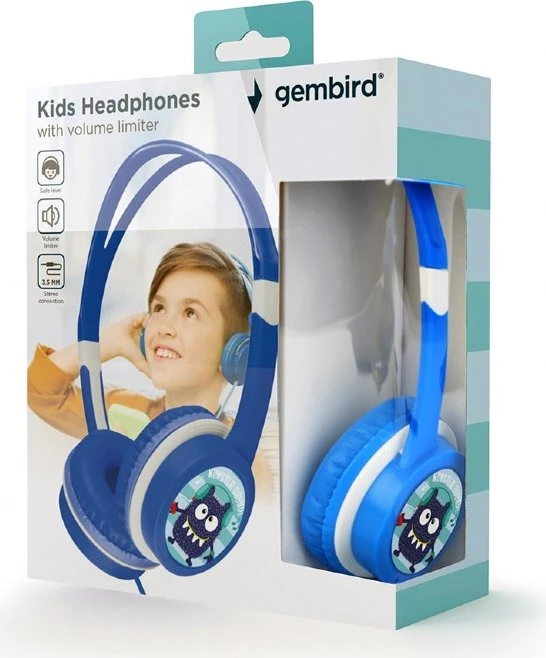 Gembird Kinder mit Lautstärkebegrenzer blau