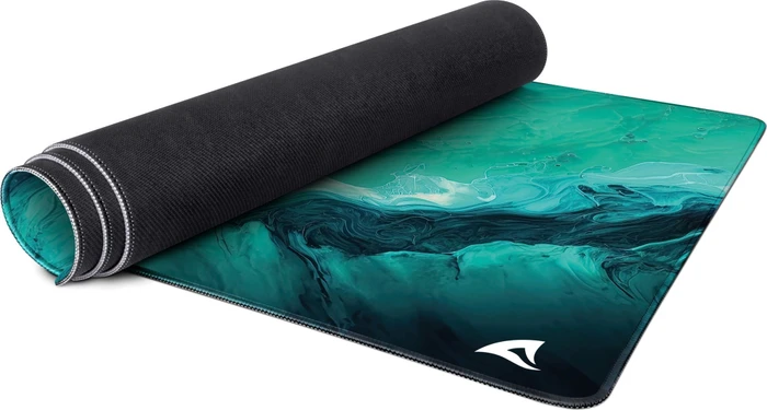 Sharkoon Skiller SGP40 D10, Mouse Mat, 1000x500mm, Blue Green Riptide