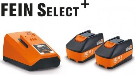 Fein Starterset 18V, 6.0Ah, Li-Ionen, 2 Akkus [12.0Ah] [216Wh]