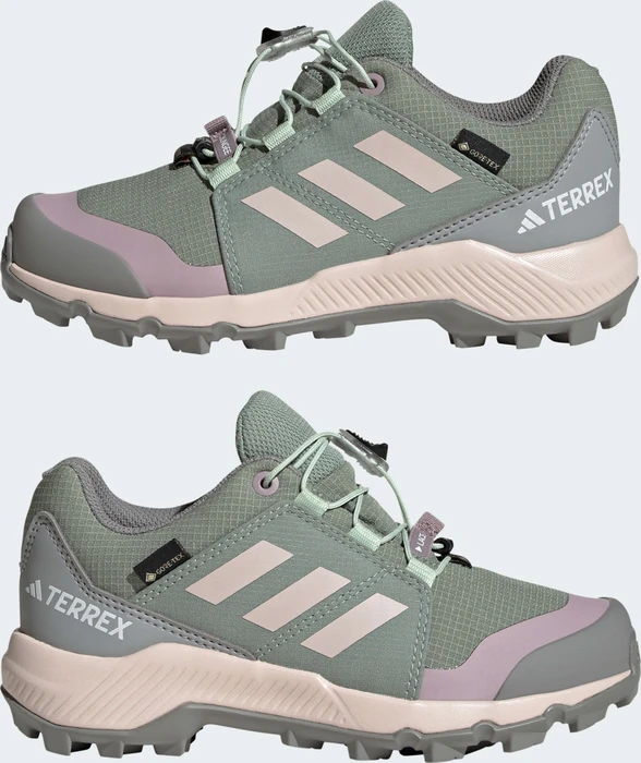 adidas Terrex GTX silver green/linen green/preloved fig (Junior)