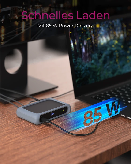 RaidSonic Icy Box IB-HUB801-TB4 Thunderbolt Hub, Thunderbolt 4 [Buchse]