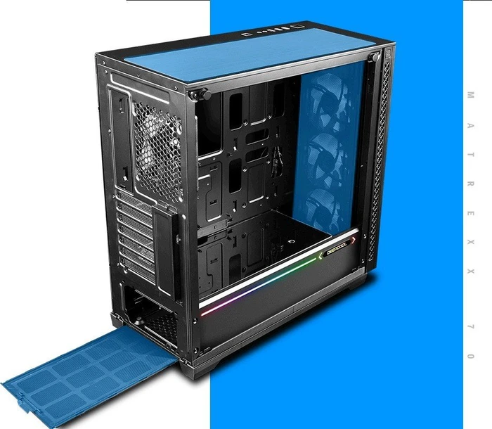 DeepCool Matrexx 70 3F, Glasfenster