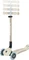 Globber Go Up Deluxe Lights Ecologic 360° Kickboard coconut white Vorschaubild