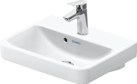Duravit No.1 Handwaschbecken rechteckig 45x35cm, mit Hahnloch, mit Überlauf, weiß