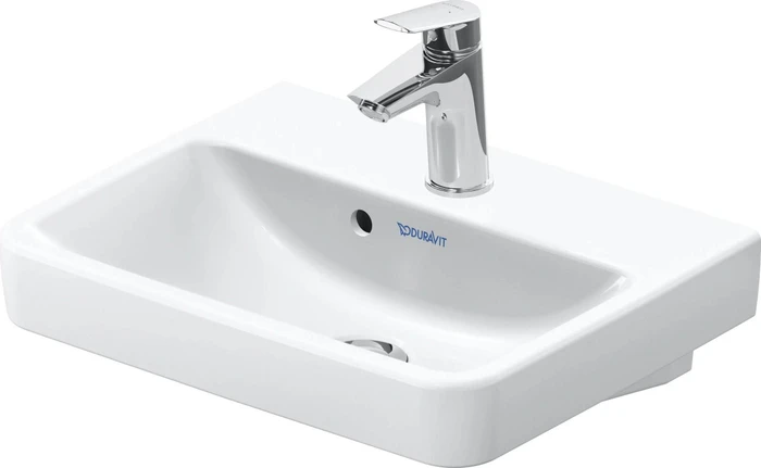 Duravit No.1 Handwaschbecken rechteckig 45x35cm, mit Hahnloch, mit Überlauf, weiß