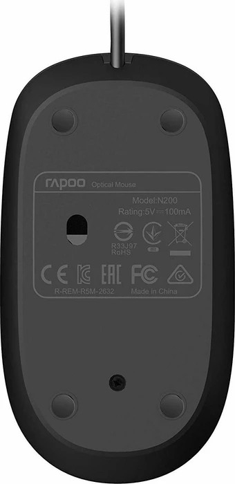 Rapoo N200 schwarz, USB