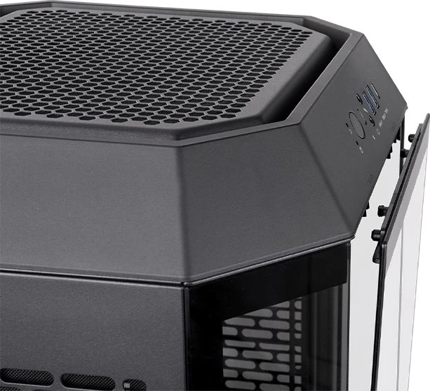 Thermaltake The Tower 250 Black, schwarz, Glasfenster, Mini-ITX