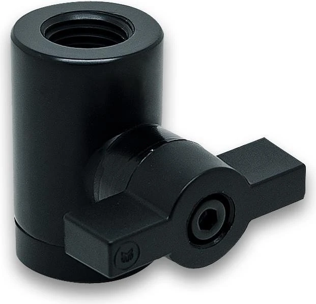 EK Water Blocks EK-AF Absperrhahn 10mm, schwarz
