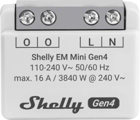 Shelly EM Mini Gen4, Strom-/Energiemesser
