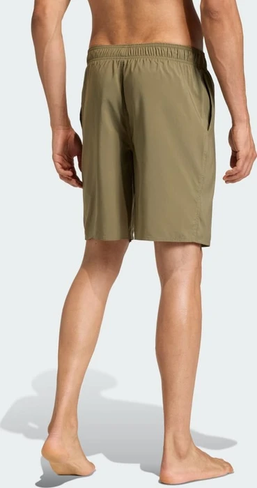 adidas 8-Inch Badeshorts olive strata/white (Herren)