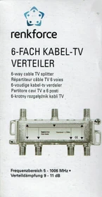 Renkforce Kabel-TV Verteiler 6-fach