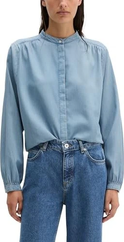 Marc O'Polo Loose aus Leinen-Mix Hemd langarm light blue (Damen)