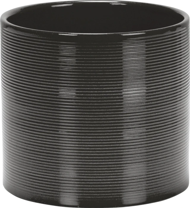 Scheurich 828 Übertopf 10cm glass grey