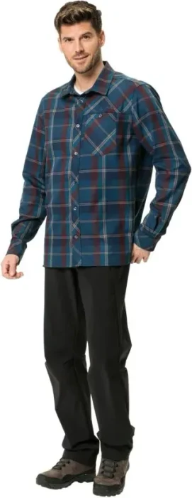 Vaude Neshan IV Hemd langarm dark sea (Herren)