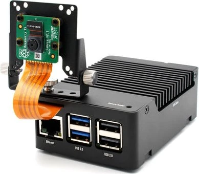 KKSB Aluminiumgehäuse für Raspberry Pi 5, schwarz