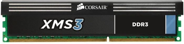 Corsair XMS3 UDIMM 4GB, DDR3-1600, CL7-8-7-20