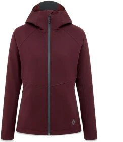 Black Diamond Element Hoody Funktionsjacke bordeaux (Damen)