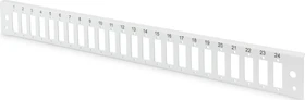 Digitus LWL/Glasfaser Spleißbox Frontblende, Schnellverschluss, grau, 24-Port, 24x SC-DX, 1HE