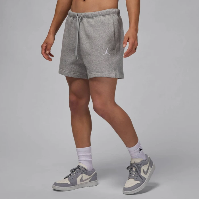 Nike Jordan Brooklyn Fleece Hose kurz dark grey heather/white (Damen)