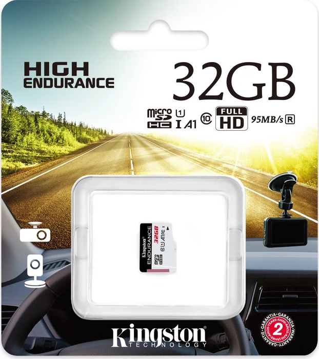 Kingston High Endurance R95/W30 32GB, UHS-I U1, A1, Class 10