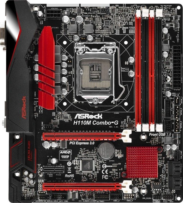 ASRock H110M Combo-G (Intel 1151)