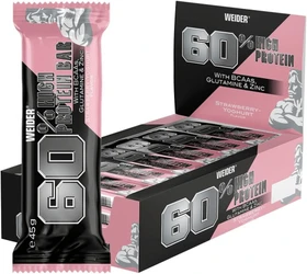 Weider 60% Protein Bar Strawberry Yoghurt 1.08kg (24x 45g)