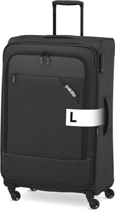 Travelite Derby 4-Rad Trolley L erweiterbar anthrazit