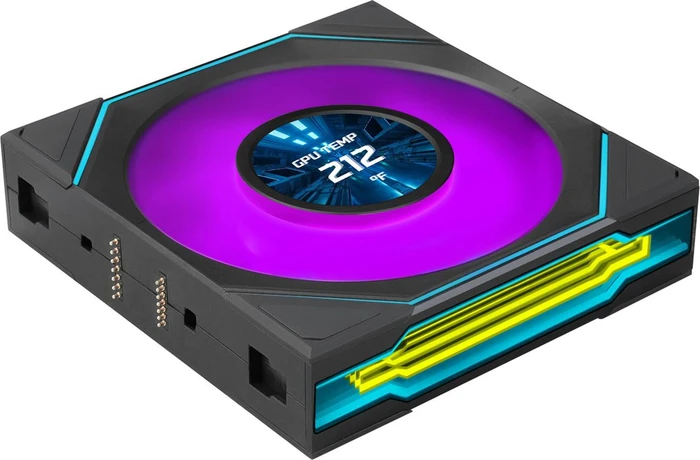 Lian Li Uni Fan SL-INF LCD FLEX ARGB, schwarz, 120mm, 3er-Pack