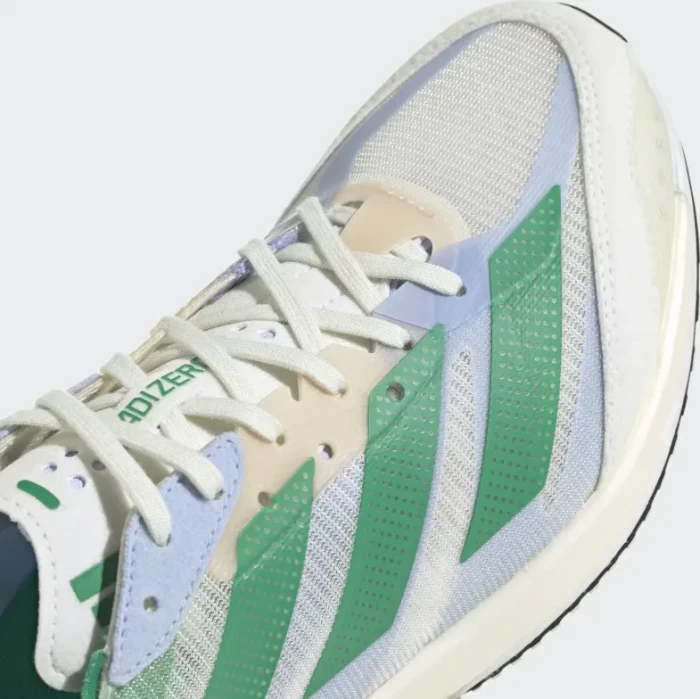 adidas Adizero Adios 7 white tint/court green/blue dawn (Damen)