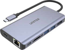Unitek uHUB S7 7-in-1, USB-C 3.0 [Stecker] (D1056A)