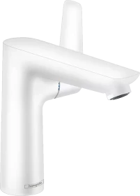 Hansgrohe Talis E 150 mit Zugstangen-Ablaufgarnitur mattweiß