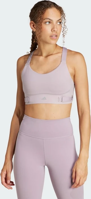 adidas FastImpact Luxe Run High-Support Sport-BH preloved fig (Damen)