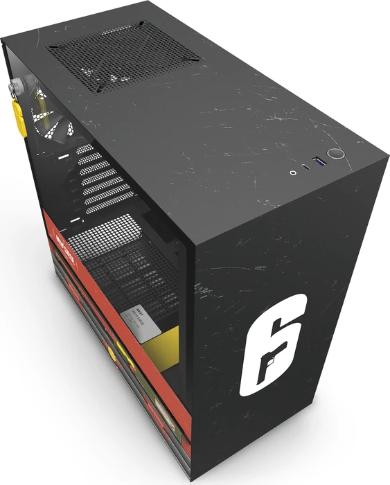 NZXT H510 Siege CRFT 06, Glasfenster