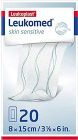 BSN medical Leukomed skin sensitive Pflaster steril, 8 x 15cm, 20 Stück