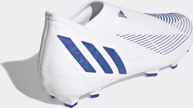 adidas Predator Edge.3 Laceless FG cloud white/hi-res blue (Herren)