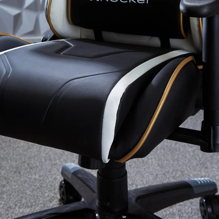 X Rocker Agility Compact Esports Gamingstuhl für für Kinder/Jugendliche, gold/schwarz