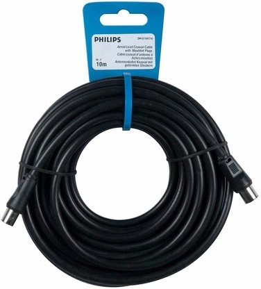 Philips Koaxial Antennenkabel schwarz 10m
