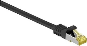 goobay Patchkabel, Cat7/Cat6a, S/FTP, RJ-45/RJ-45, 3m, schwarz